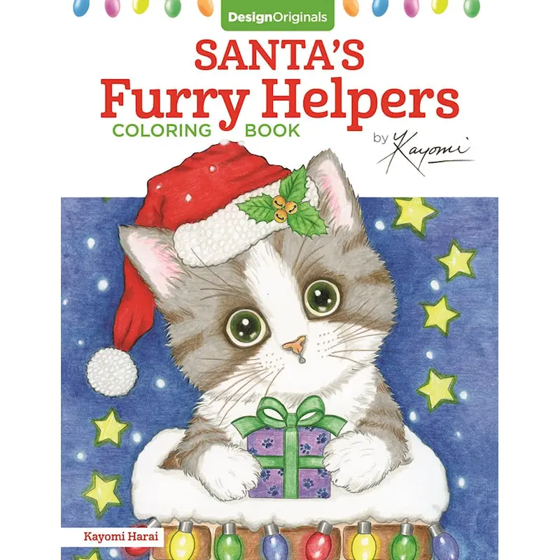 Santa's Furry Helpers Coloring Book