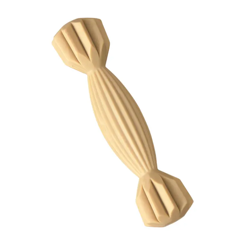 Spot Ethical Pet Dog Toy Love The Earth Natural Rubber Groovy Bone 7In