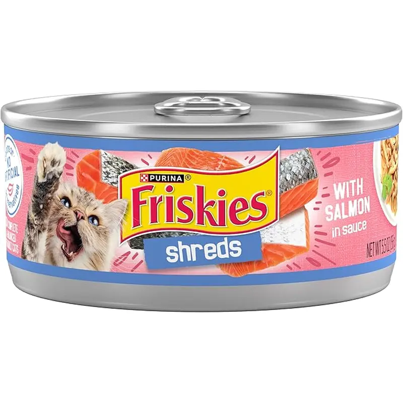 Friskies Shreds Salmon in Gravy Wet Cat Food (5.5oz)