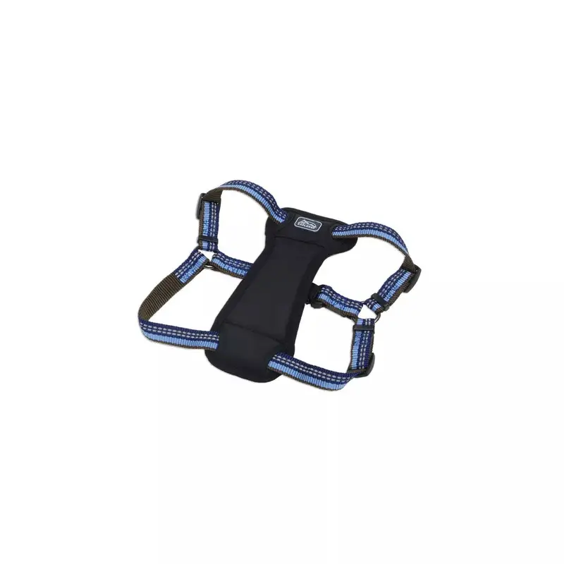 Coastal K9 Explorer Reflective Adjustable 1in Wide 20-30in Padded Dog Harness Sapphire