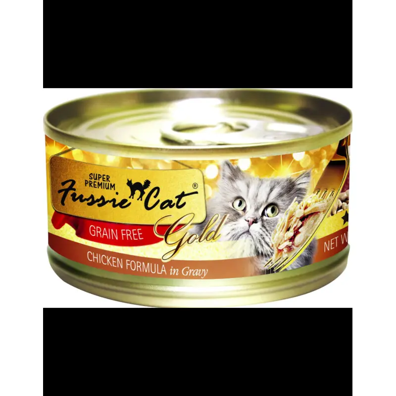 Fussie Cat 5.5 oz Grain Free Chicken Gravy Cat Food