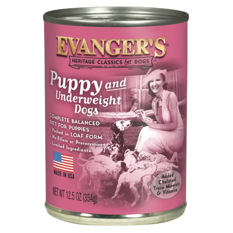 Evanger's Classic Puppy  and Underweight Dogs Canned Dog Food