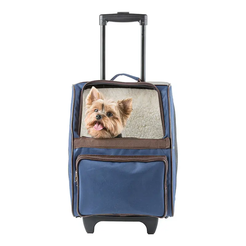 RioClassic - Navy Rolling Carrier On Wheels