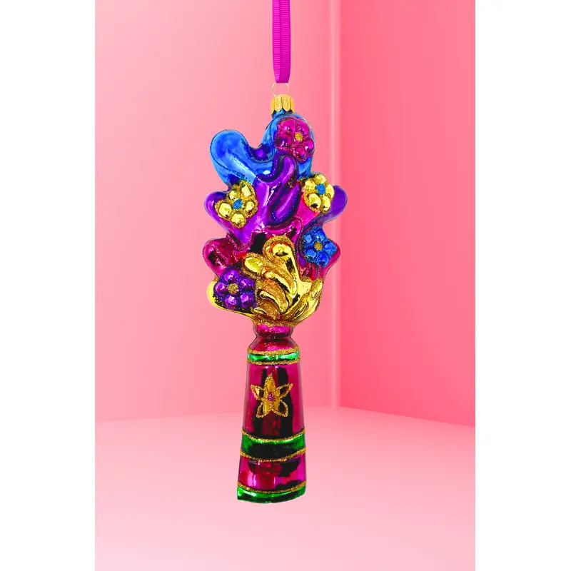 Splashes of Color Polish Glass Ornament