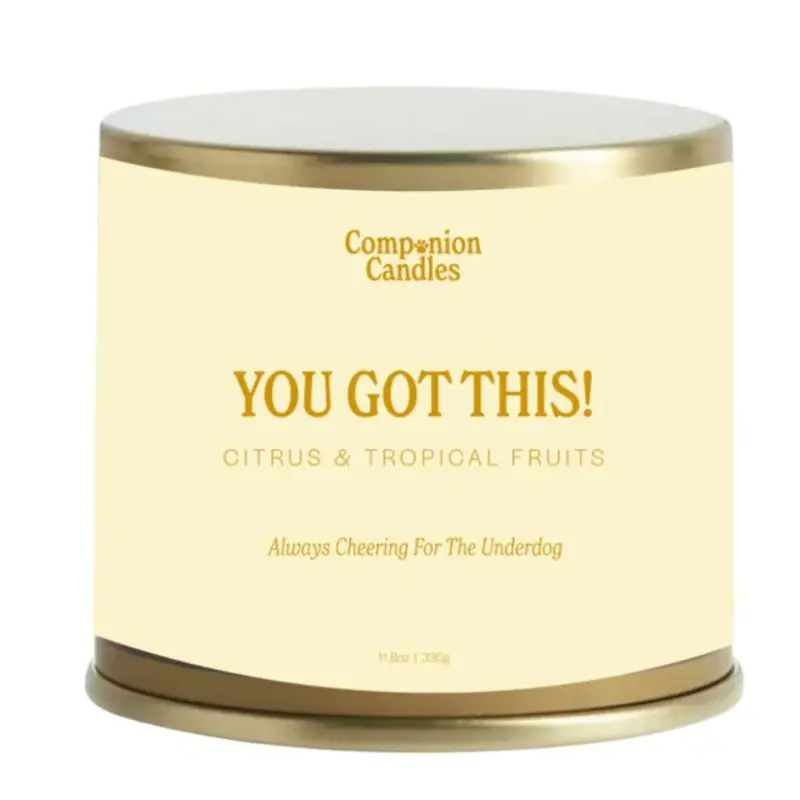 Companion Candles "You Got This!" Citrus & Tropical Fruits 12 oz
