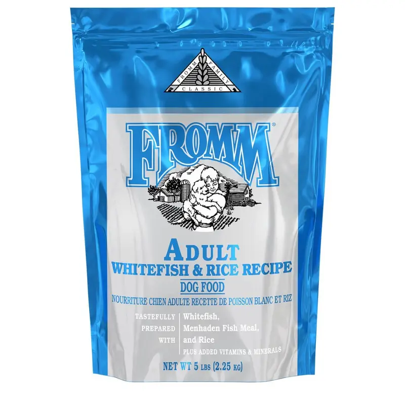 Fromm Classic Adult Dry Dog Food -Whitefish & Rice 5lb Bag