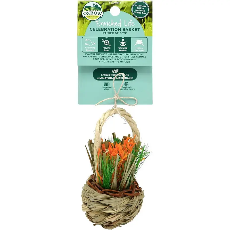 Oxbow Enriched Life Celebration Basket Small Animal Toy