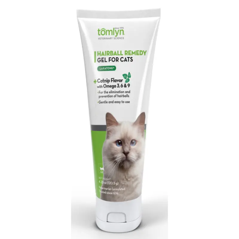 Tomlyn Laxatone Hairball Remedy Catnip Flavor 4.25 oz.