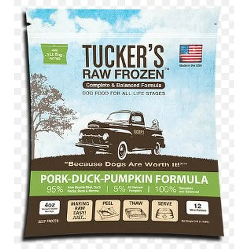 Tucker 6 lbs Pork Duck & Pumpkin Formula Dehydrated Food for Dog