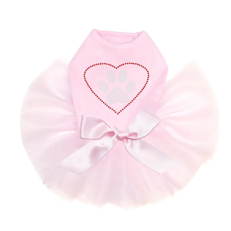 Heart with Paw - Custom Tutu