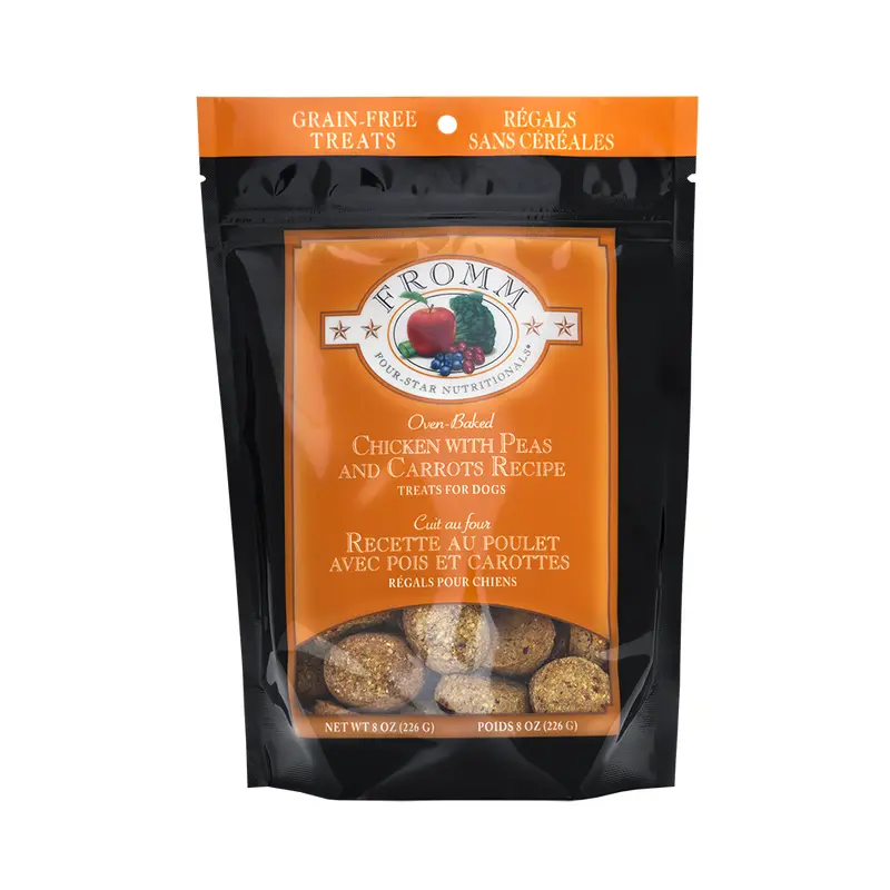 Fromm 4-Star Chicken, Carrot, & Pea Dog Treats (8oz)