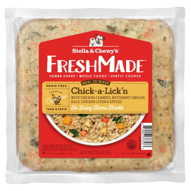 Stella & Chewy's Frozen Gently Cooked Chick-a-Lick'n