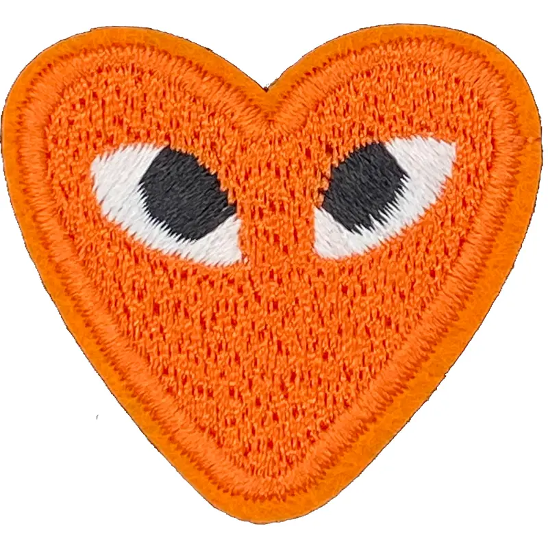 Heart with Eyes (Orange) - Patch