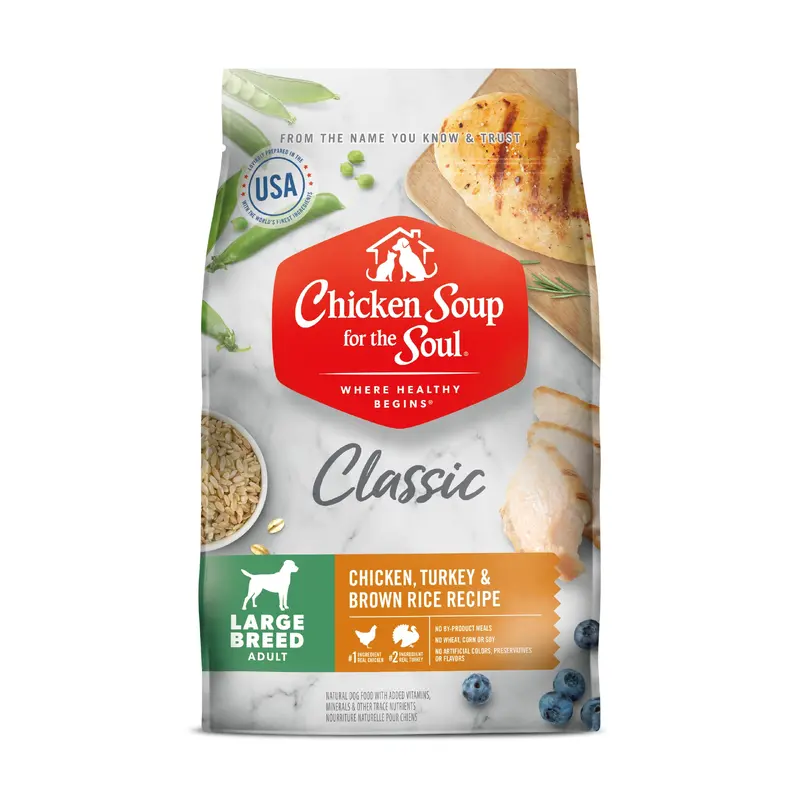 Chicken Soup Adult Chicken, Turkey and Brown Rice Large Breed Dog Food (28lb)