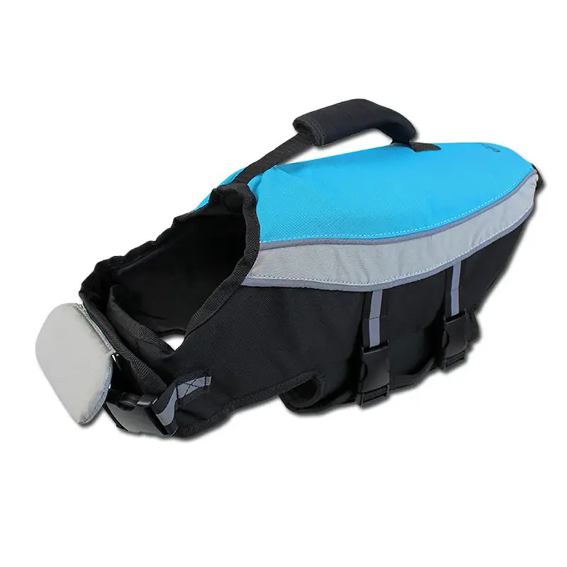 Alcott Water Adventure Dog Jacket - Extra Large 18" x 26-32" x 30-38" - Blue