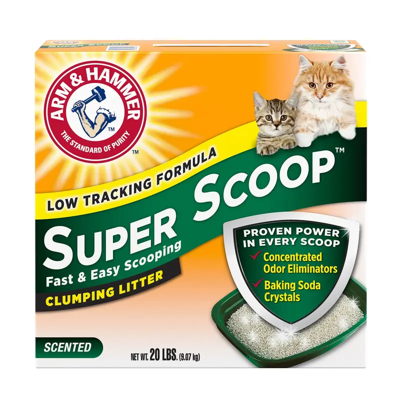 Arm & Hammer Super Scoop Clumping Litter Fresh Scent, 20lb