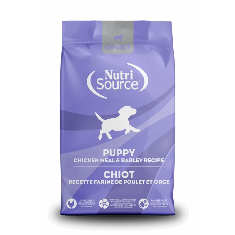 NutriSource Choice Puppy Dry Dog Food - Chicken & Barley - 40lb Bag