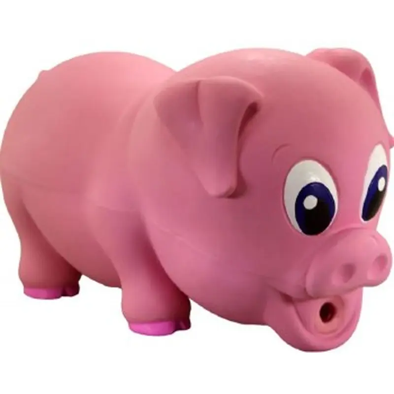 Petsport Babies Pig, Natural Rubber Latex, Squeaker Inside, Dog Toy, 8.5 inch