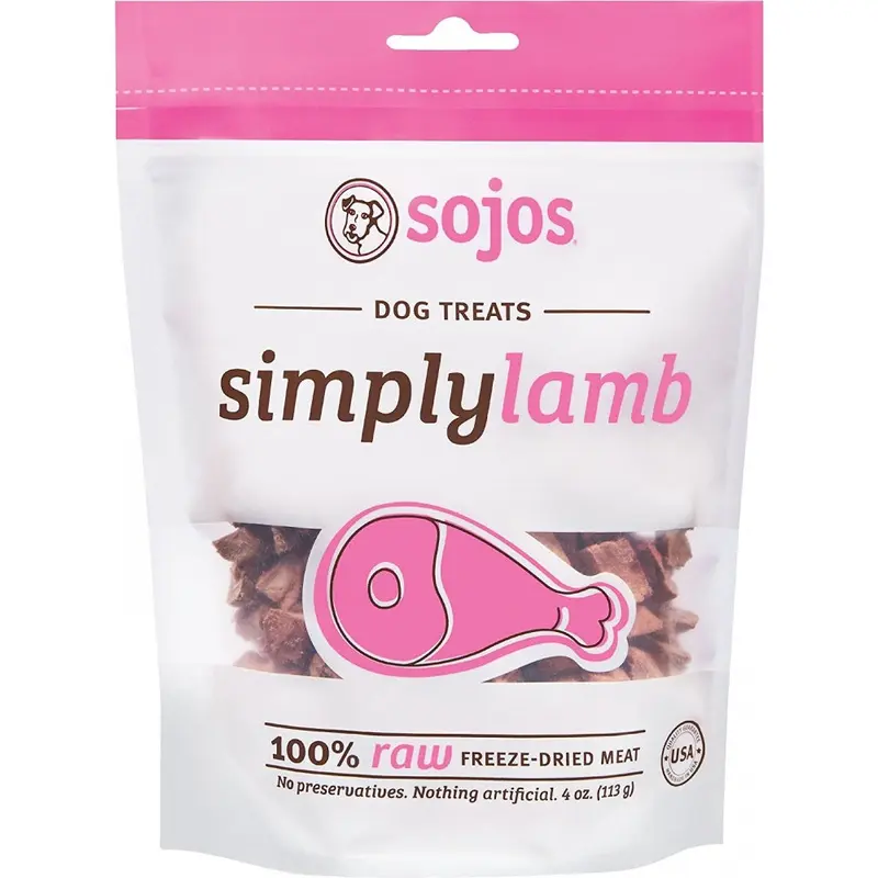 Sojos Simply Lamb Freeze Dried Dog Treats